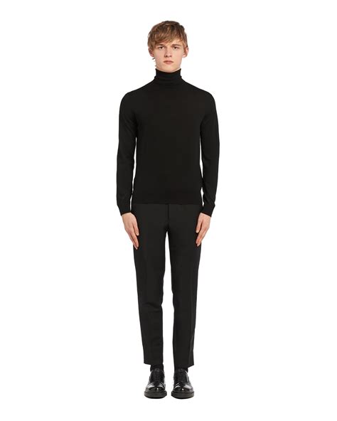 prada turtleneck men's|PRADA .